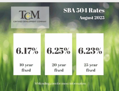 August SBA 504 Rates
